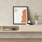 Console TV multimediale contemporanea Console TV sospesa con cassetti