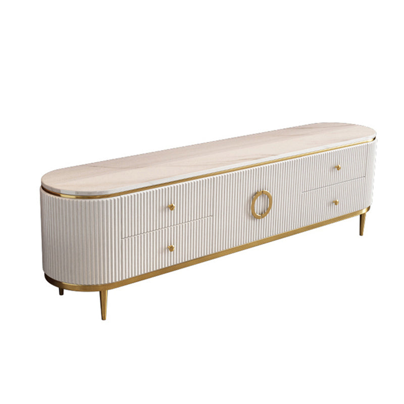 Contemporary TV Media Console Stone TV Console with 4 Drawers Clearhalo 'furn' 'furn_tv_stands_entertainment_centers' 'Furniture' 'Living Room Furniture' 'TV Stands & Entertainment Centers' 'TV Stands & Media Storage Furniture' 'tv_stands_entertainment_centers' 6696378