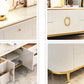 Contemporary TV Media Console Stone TV Console with 4 Drawers Clearhalo 'furn' 'furn_tv_stands_entertainment_centers' 'Furniture' 'Living Room Furniture' 'TV Stands & Entertainment Centers' 'TV Stands & Media Storage Furniture' 'tv_stands_entertainment_centers' 6696383