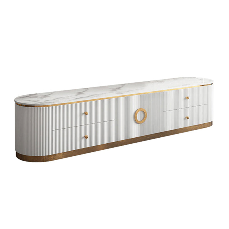 Contemporary TV Media Console Stone TV Console with 4 Drawers Clearhalo 'furn' 'furn_tv_stands_entertainment_centers' 'Furniture' 'Living Room Furniture' 'TV Stands & Entertainment Centers' 'TV Stands & Media Storage Furniture' 'tv_stands_entertainment_centers' 6696386