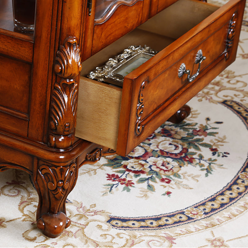 Tradizionale Curio Curio Curio Armadietto Verdure dell'armadio con porte