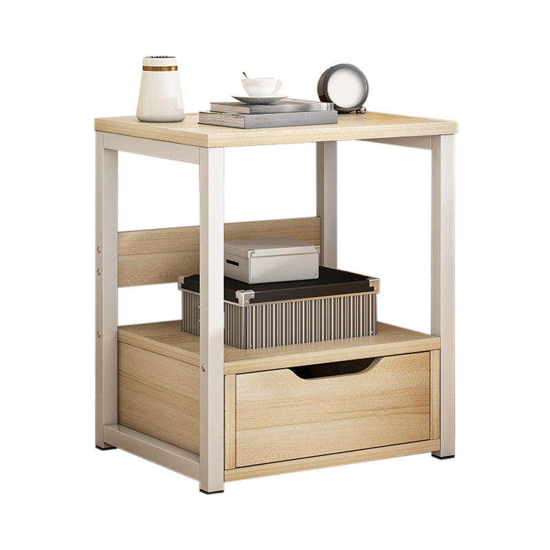 Tavolo da tavolo in legno comodino tavolo da notte contemporanea per camera da letto