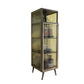 Contemporary Curio Cabinet Metal Glass Doors Hutch Buffet for Dining Room Clearhalo 'Display & China Cabinets' 'display_china_cabinets' 'furn' 'furn_display_china_cabinets' 'Furniture' 'Kitchen & Dining Furniture' 6697017