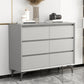 15.6-inch W Modern Storage Chest Stone Storage Chest Dresser with 3/6 Drawers https: res.litfad.com site img item 2022 11 04 6697050 1200x1200.jpg Clearhalo 'Bedroom Furniture' 'Dressers & Chests' 'dressers_chests' 'furn' 'furn_dressers_chests' 'Furniture' 6697050