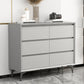 15.6-inch W Modern Storage Chest Stone Storage Chest Dresser with 3/6 Drawers https: res.litfad.com site img item 2022 11 06 6697053 1200x1200.jpg Clearhalo 'Bedroom Furniture' 'Dressers & Chests' 'dressers_chests' 'furn' 'furn_dressers_chests' 'Furniture' 6697053