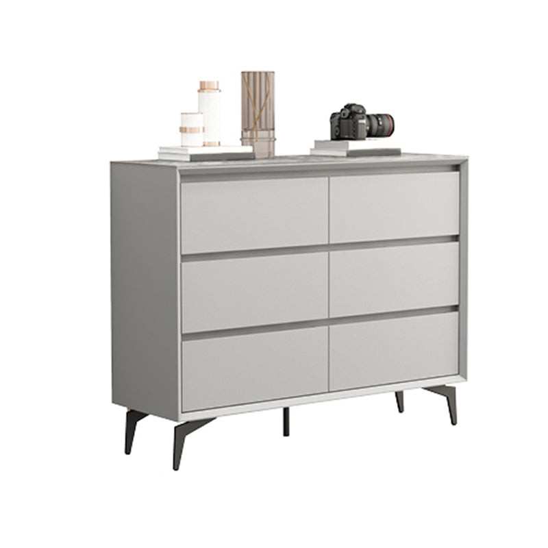 15.6-inch W Modern Storage Chest Stone Storage Chest Dresser with 3/6 Drawers Clearhalo 'Bedroom Furniture' 'Dressers & Chests' 'dressers_chests' 'furn' 'furn_dressers_chests' 'Furniture' 6697056
