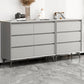 15.6-inch W Modern Storage Chest Stone Storage Chest Dresser with 3/6 Drawers Clearhalo 'Bedroom Furniture' 'Dressers & Chests' 'dressers_chests' 'furn' 'furn_dressers_chests' 'Furniture' 6697062