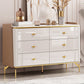 15.6" Width Classic Glam Storage Chest Stone Storage Chest Dresser