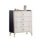 15.6" Width Classic Glam Storage Chest Stone Storage Chest Dresser