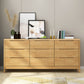 Ultra-Modern Rubberwood Double Dresser Horizontal Storage Chest Dresser for Bedroom Clearhalo 'Bedroom Furniture' 'Dressers & Chests' 'dressers_chests' 'furn' 'furn_dressers_chests' 'Furniture' 6697119