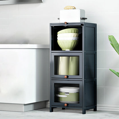 Zichtbare acryl -deurserver Bamboo Dinner Server voor woonkamer