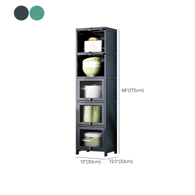 Zichtbare acryl -deurserver Bamboo Dinner Server voor woonkamer