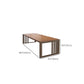 Modern 29.53" Tall Office Desk Solid Wood Rectangular Writing Desk Clearhalo 'furn' 'furn_office_desk' 'Furniture' 'Office Desks' 'Office Furniture' 'office_desk' 6697683