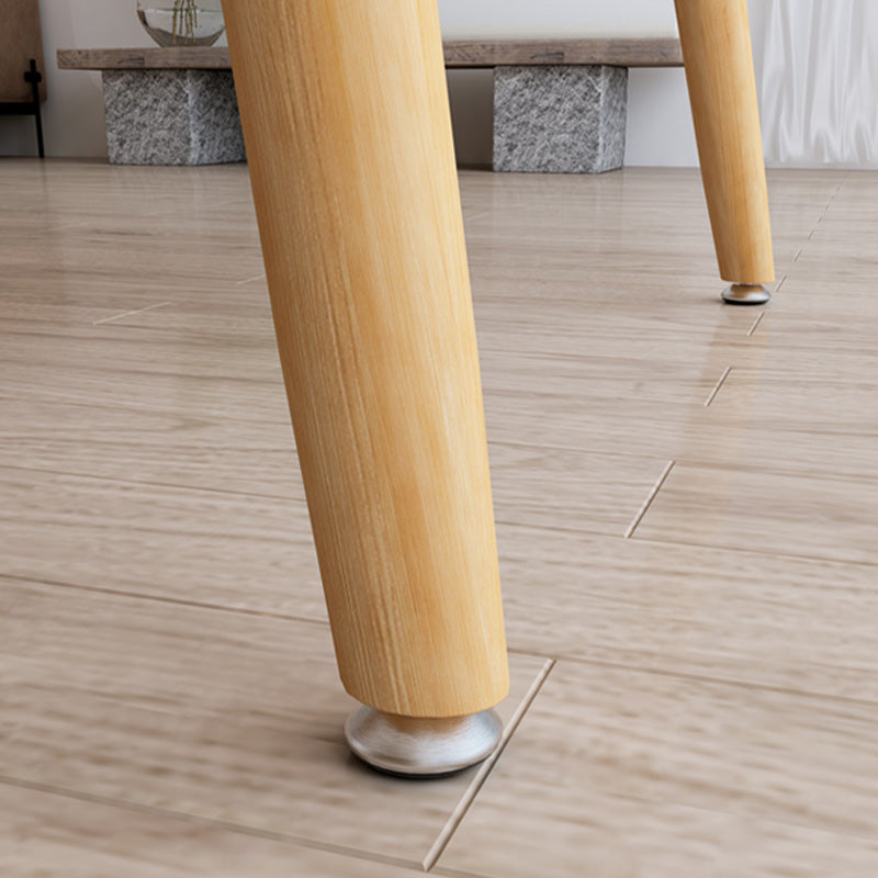 Modern Solid Wood Office Desk 29.53" Tall Curved Writing Desk Clearhalo 'furn' 'furn_office_desk' 'Furniture' 'Office Desks' 'Office Furniture' 'office_desk' 6697691