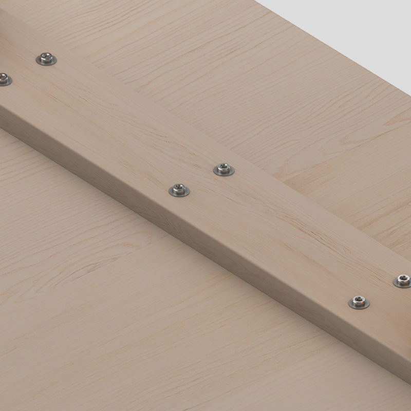 Modern Solid Wood Office Desk 29.53" Tall Curved Writing Desk Clearhalo 'furn' 'furn_office_desk' 'Furniture' 'Office Desks' 'Office Furniture' 'office_desk' 6697693