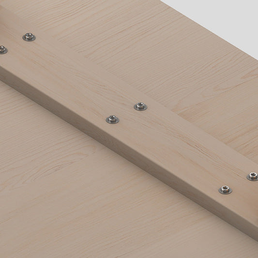 Modern Solid Wood Office Desk 29.53" Tall Curved Writing Desk Clearhalo 'furn' 'furn_office_desk' 'Furniture' 'Office Desks' 'Office Furniture' 'office_desk' 6697693