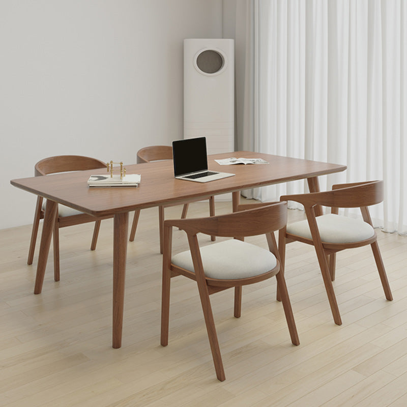 MODERNA DESCA DI SCRITTURA IN LEGNO STRASSIMENTE 29,53 pollici Distanta da ufficio con Parsons Base