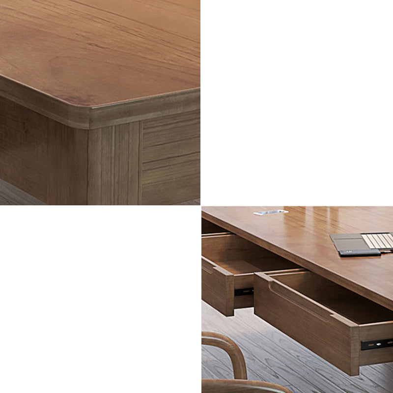 Zeitgenössischer Holz Office -Schreibtisch rechteckiger Schreibtisch für Büro