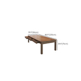 Zeitgenössischer Holz Office -Schreibtisch rechteckiger Schreibtisch für Büro