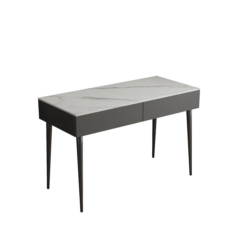 Scrivania contemporanea da ufficio antico scrivania per computer con 2 cassetti