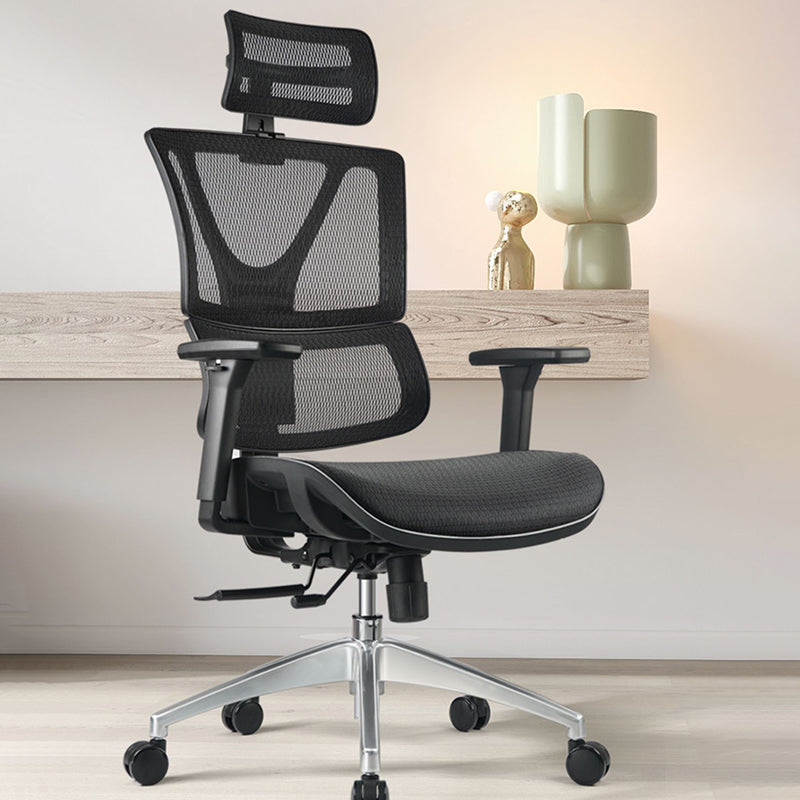 Removable Arms Office Chair Modern Adjustable Seat Height Desk Chair with Wheels Clearhalo 'furn' 'furn_office_chair' 'Furniture' 'Office Chairs' 'Office Furniture' 'office_chair' 6702496