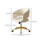 White Modern Swivel Chair Adjustable Seat Height Office Chair with Wheels Clearhalo 'furn' 'furn_office_chair' 'Furniture' 'Office Chairs' 'Office Furniture' 'office_chair' 6702534