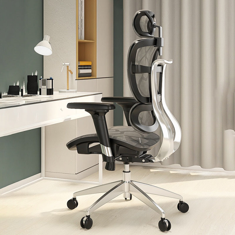 Removable Arms Chair Modern Adjustable Seat Height Swivel Chair with Wheels Clearhalo 'furn' 'furn_office_chair' 'Furniture' 'Office Chairs' 'Office Furniture' 'office_chair' 6702618