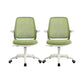Modern Adjustable Arms Office Chair Height-adjustable Task Chair for Office Green 2 Piece Set Clearhalo 'furn' 'furn_office_chair' 'Furniture' 'Office Chairs' 'Office Furniture' 'office_chair' 6702692