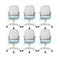 Modern Adjustable Arms Office Chair Height-adjustable Task Chair for Office Blue 6 Piece Set Clearhalo 'furn' 'furn_office_chair' 'Furniture' 'Office Chairs' 'Office Furniture' 'office_chair' 6702705