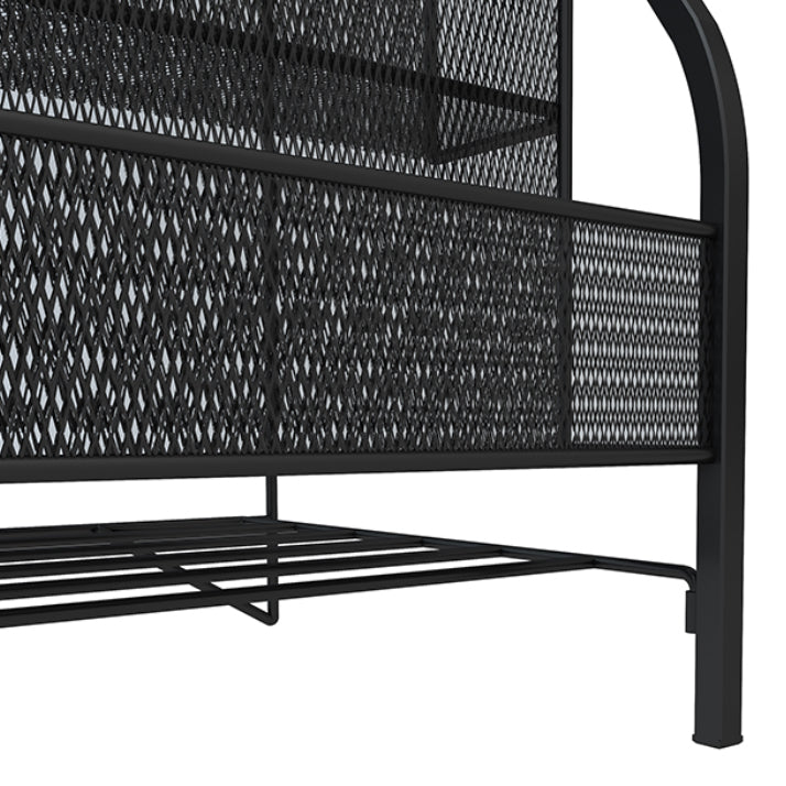 Estantería de estantería estándar de biblioteca contemporánea con estantes