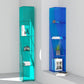 Modern Style Closed Back Bookshelf Vertical Acrylic Bookcase Clearhalo 'Bookcases' 'furn' 'furn_bookcases' 'Furniture' 'Office Furniture' 6703736