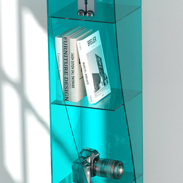 Modern Style Closed Back Bookshelf Vertical Acrylic Bookcase Clearhalo 'Bookcases' 'furn' 'furn_bookcases' 'Furniture' 'Office Furniture' 6703747