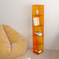Modern Style Closed Back Bookshelf Vertical Acrylic Bookcase Clearhalo 'Bookcases' 'furn' 'furn_bookcases' 'Furniture' 'Office Furniture' 6703751