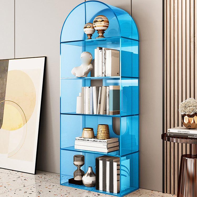 Glam Standard Acryl Bookshelf Gesloten Back -boekenkast met planken