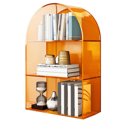Glam Standard Acryl Bookshelf Gesloten Back -boekenkast met planken