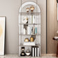 Glam Standard Acryl Bookshelf Gesloten Back -boekenkast met planken