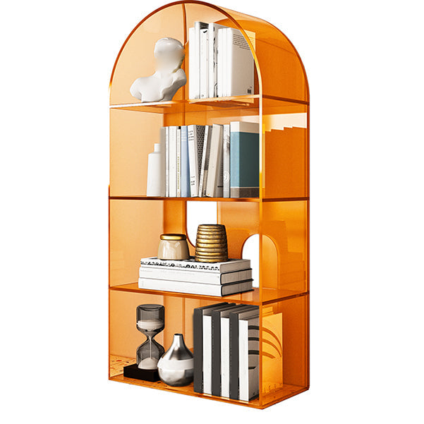 Glam Standard Acryl Bookshelf Gesloten Back -boekenkast met planken