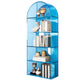 Glam Standard Acryl Bookshelf Gesloten Back -boekenkast met planken