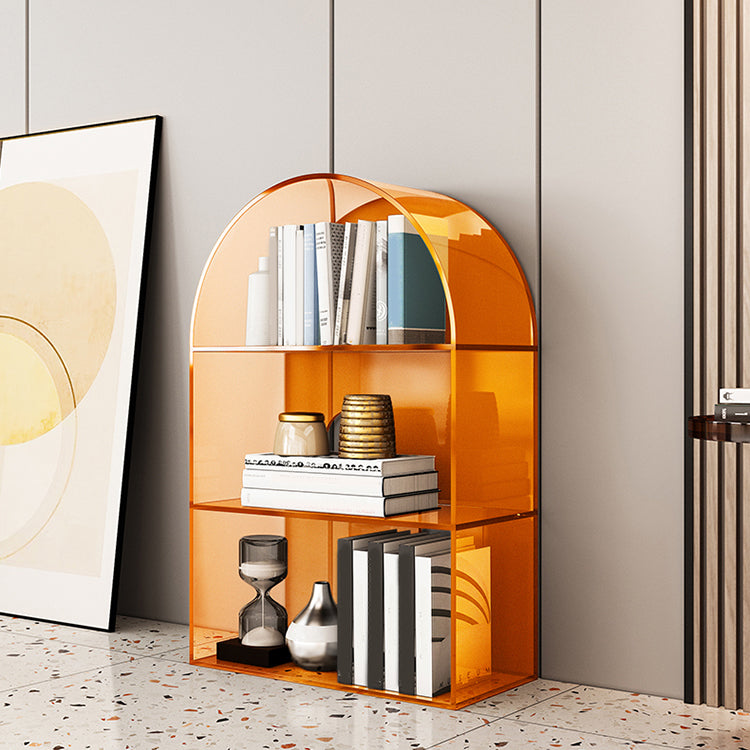 Glam Standard Acryl Bookshelf Gesloten Back -boekenkast met planken