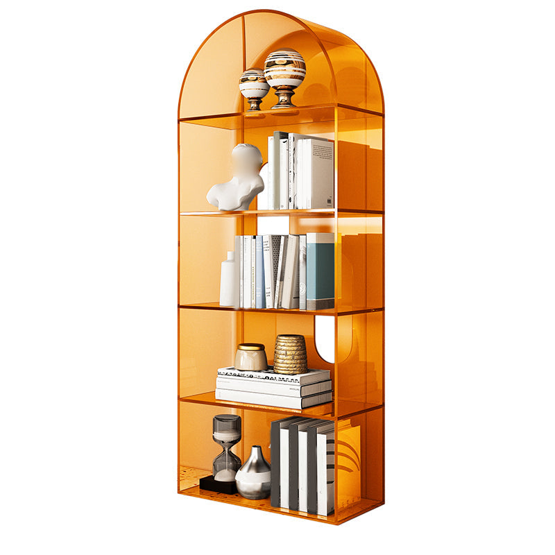 Glam Standard Acryl Bookshelf Gesloten Back -boekenkast met planken