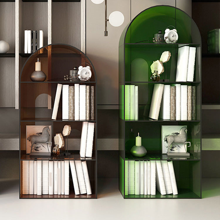 Glam Standard Acryl Bookshelf Gesloten Back -boekenkast met planken