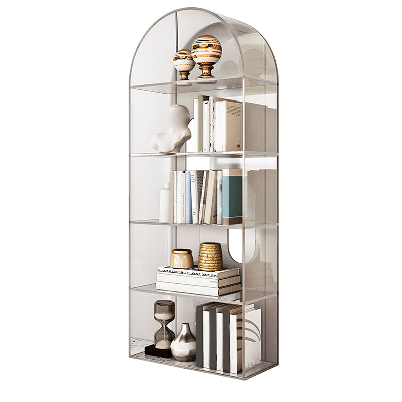 Glam Standard Acryl Bookshelf Gesloten Back -boekenkast met planken
