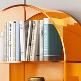 Glam Standard Acryl Bookshelf Gesloten Back -boekenkast met planken