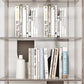 Glam Standard Acryl Bookshelf Gesloten Back -boekenkast met planken
