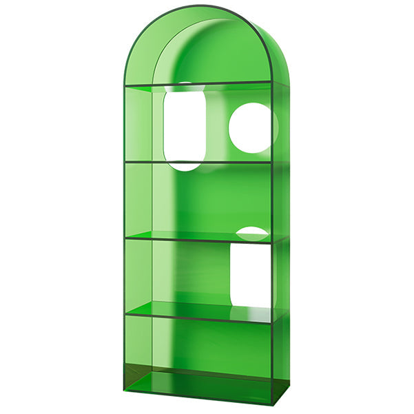 Glam Standard Acryl Bookshelf Gesloten Back -boekenkast met planken