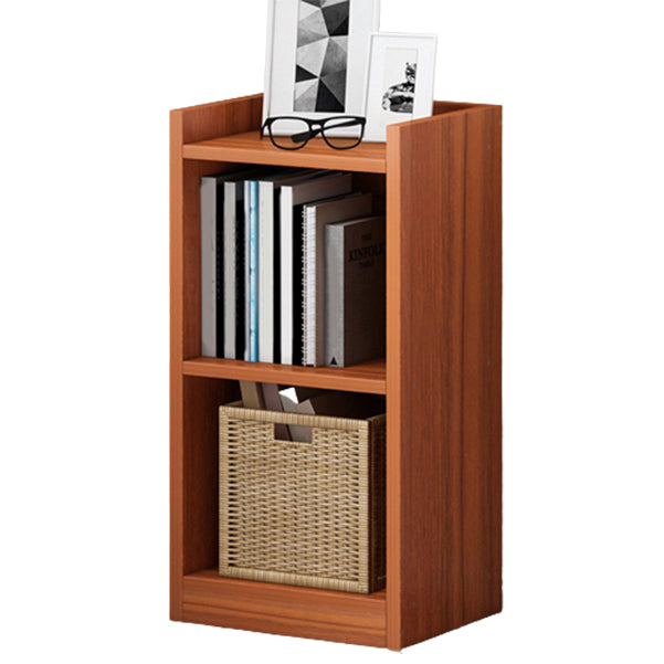 Modern Style Closed Back Bookshelf Engineered Wood Bookcase for Home