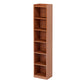 Modern Style Closed Back Bookshelf Engineered Wood Bookcase for Home