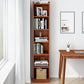 Modern Style Closed Back Bookshelf Engineered Wood Bookcase for Home