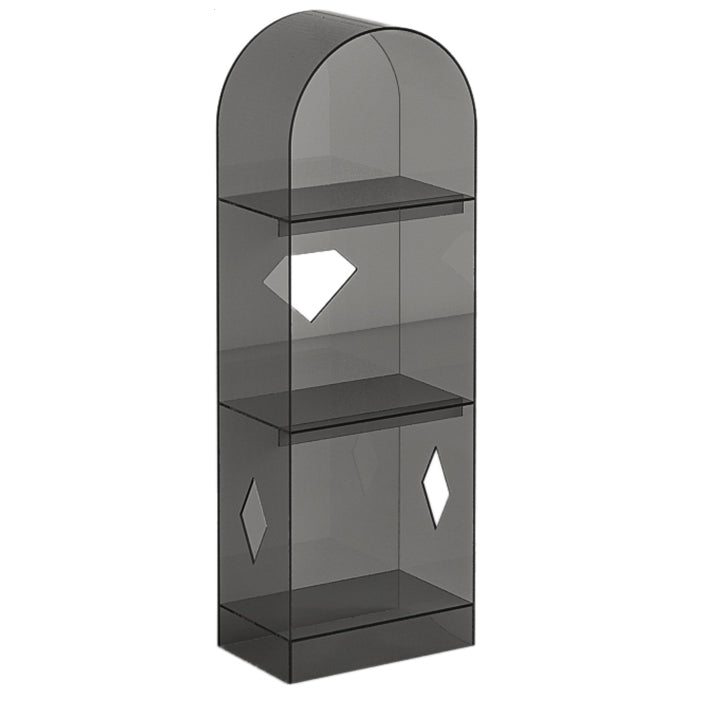 Acryl gesloten terug boekenkast standaard glamour boekenplank met planken