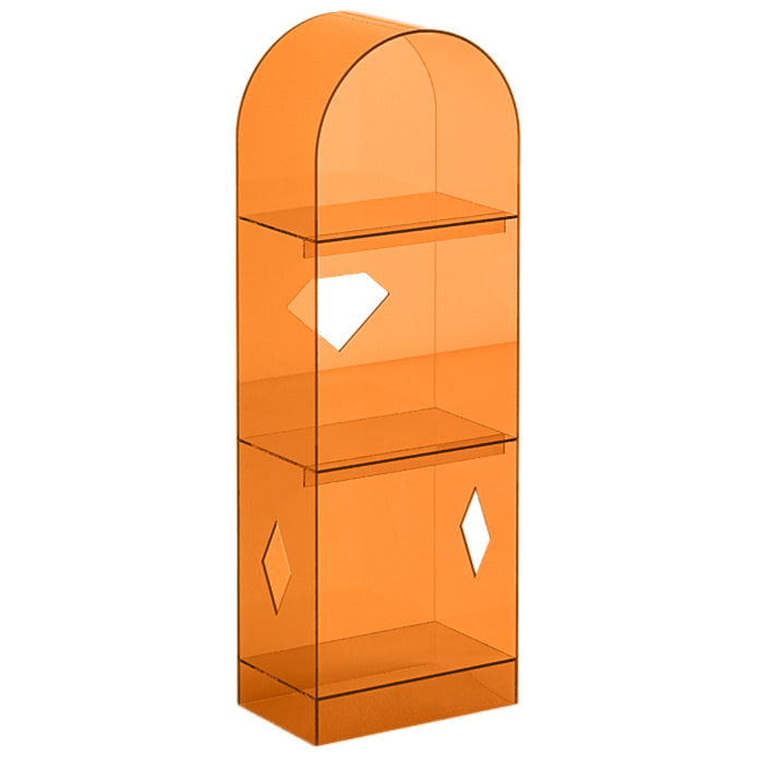 Acryl gesloten terug boekenkast standaard glamour boekenplank met planken